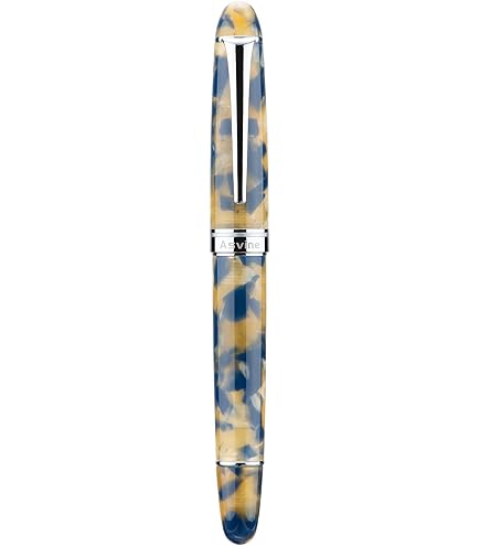 Amazon | Asvine Fuliwen 017 万年筆 グリーンマーブル 樹脂ペン 中字